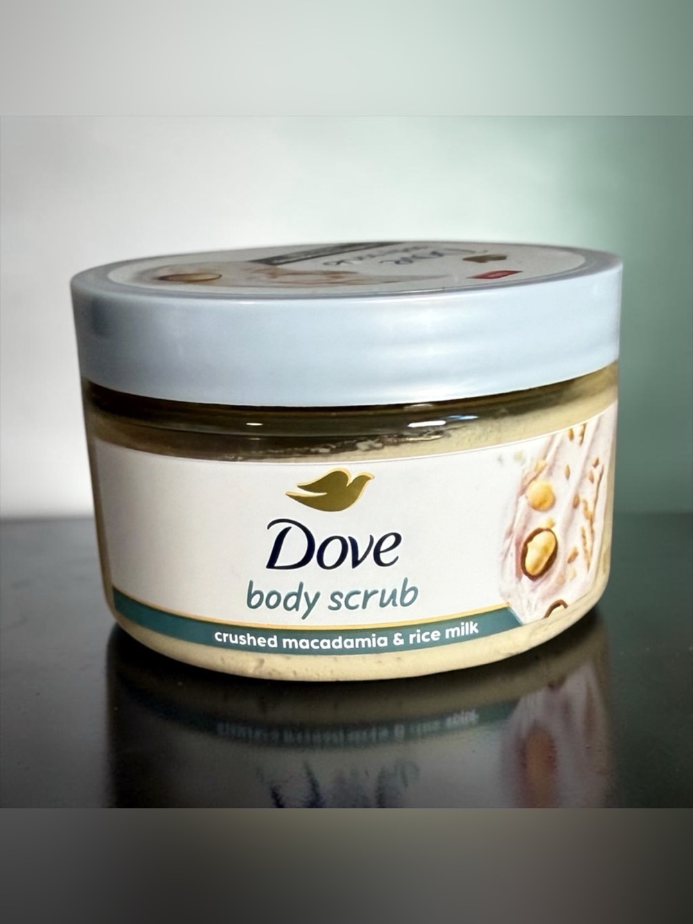 🏷️‼️5/$25🏷️‼️💚DOVE💚Crushed Macadamia & Rice Milk Body Scrub/NIP